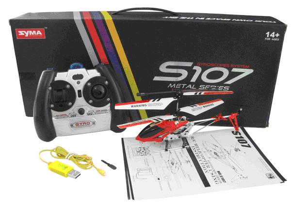 Syma IR 3ch S107 Alloy Helicopter with Gyro