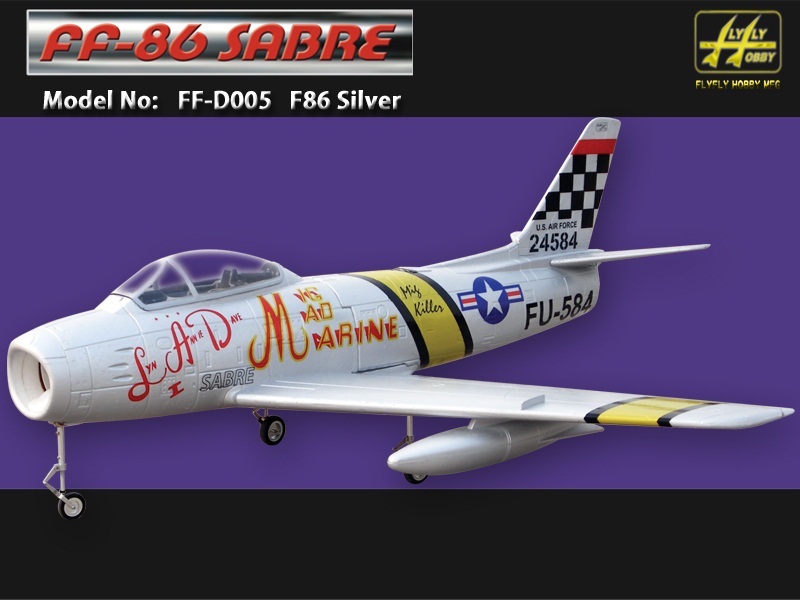 FlyFly F86 Sabre (Silver)