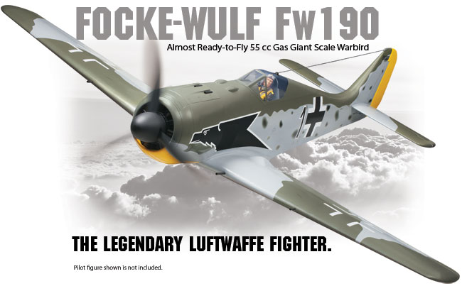 Top Flite Gaint FW-190 Focke_Wulf 50cc ARF