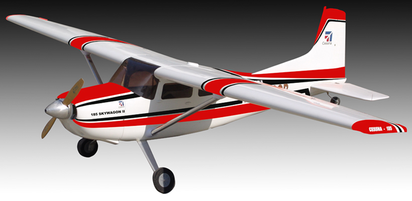 ESM Cessna 185 (Red/Black) 108/120 ARF