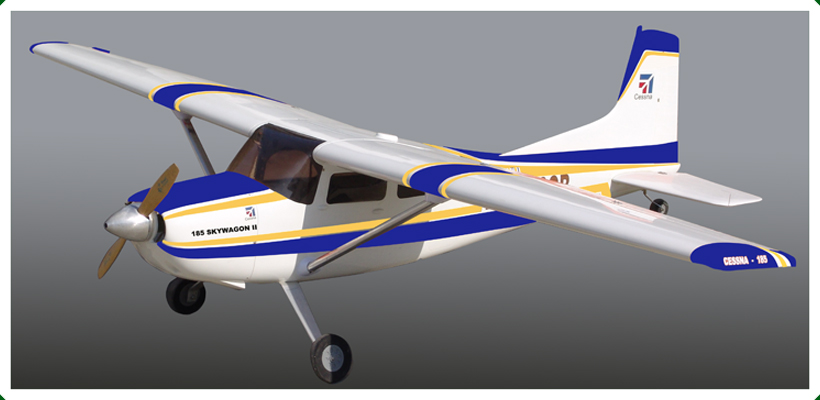 ESM Cessna 185 (Blue Gold) 108/120 ARF