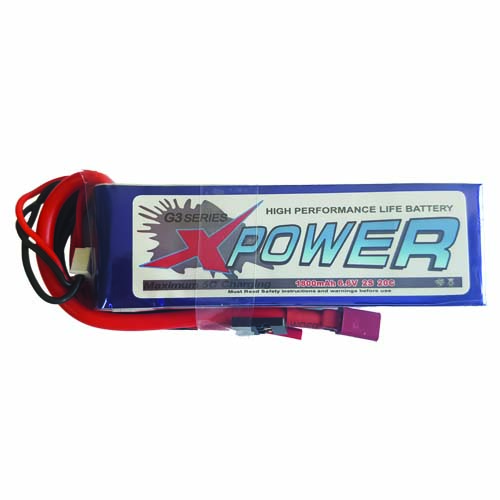 XPOWER 1800mAh 2S 6.6V LiFe